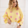 SWETER FLOWER ŻÓŁTY - obrazek 2